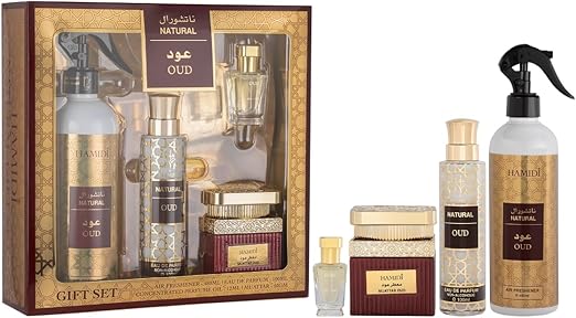 Hamidi Natural 4pc Oud Gift Set