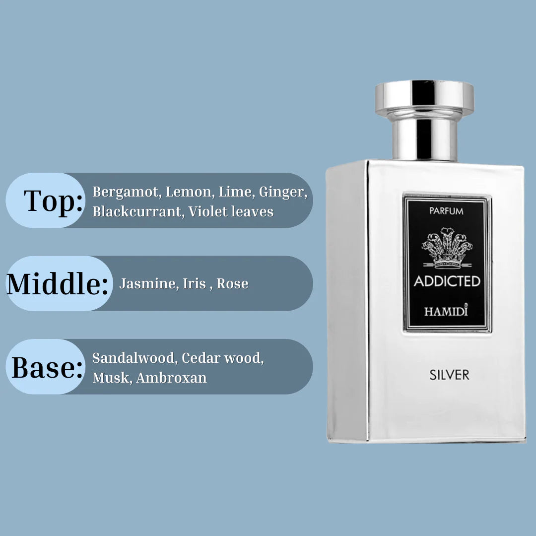 ADDICTED SILVER EAU DE PARFUM - 120ML