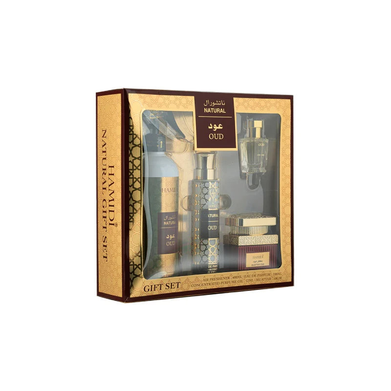 Hamidi Natural 4pc Oud Gift Set